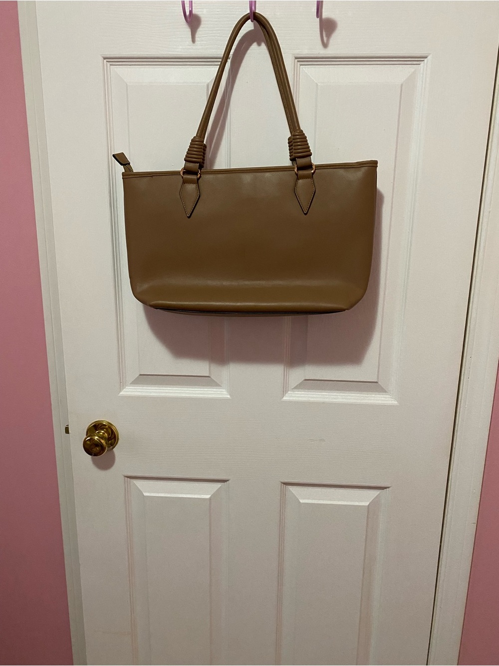 Vintage Women's Brown Tote Bag - Picture 4 of 11